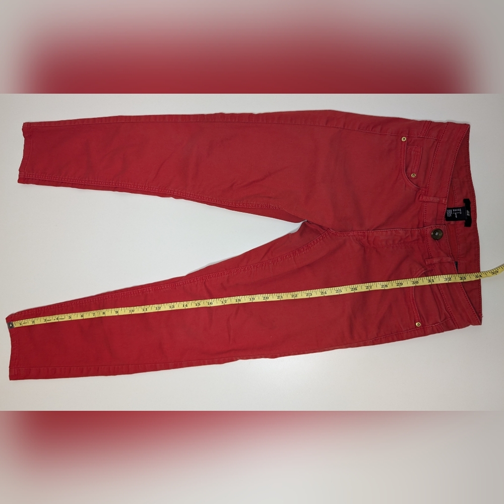 H&M Womens US 6 Skinny Red Jean Preowned - Picture 10 of 11